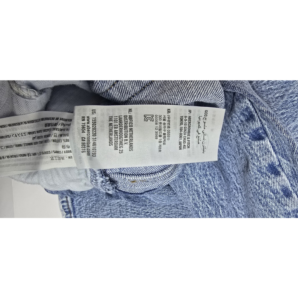 Abercrombie & Fitch Jeans 24|00s The '90s Straight Ultra High Rise Curve Love - Picture 10 of 13